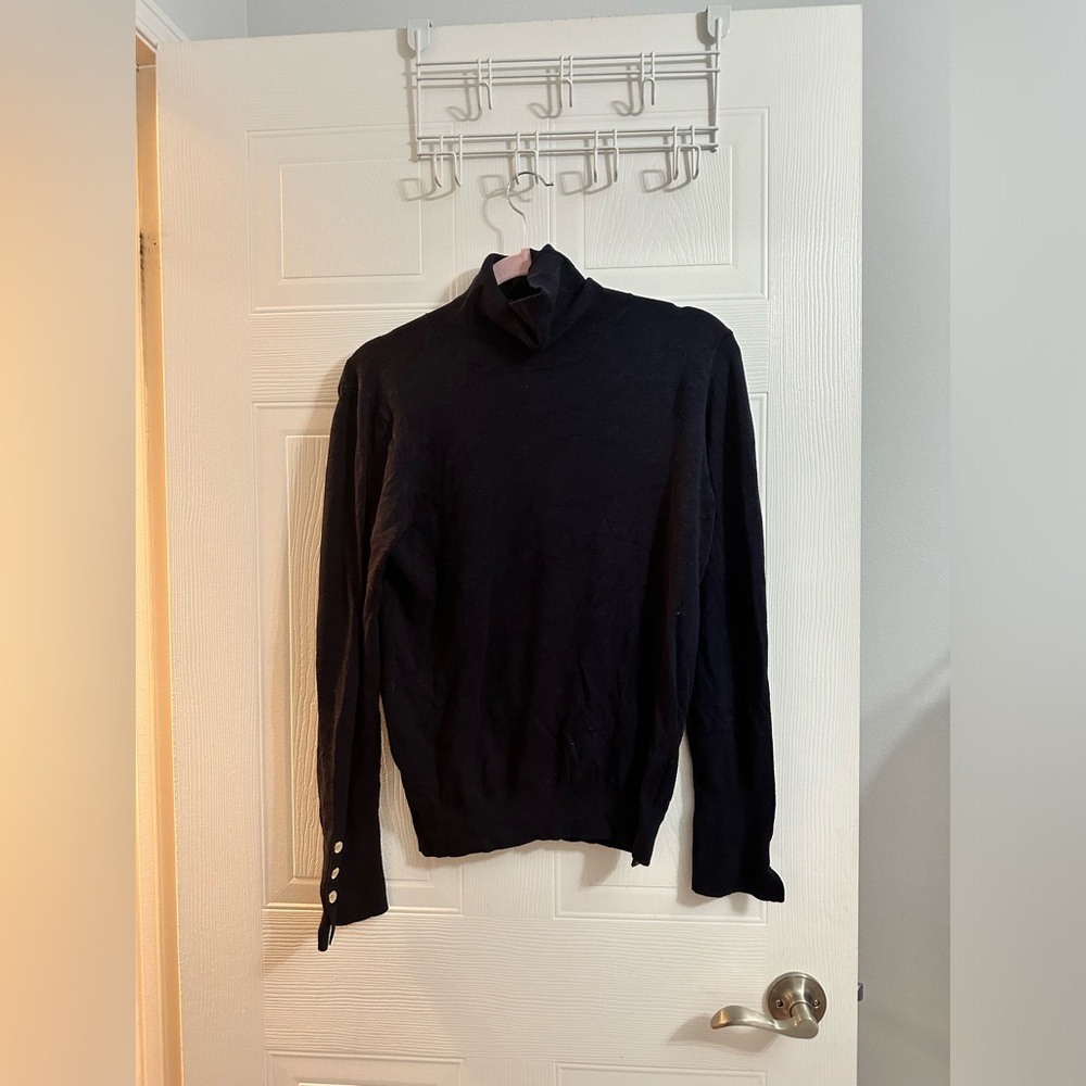 Navy blue turtleneck